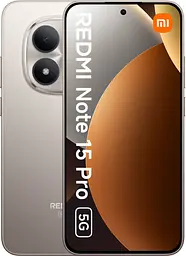 Смартфон Xiaomi Redmi Note 15 Pro 5G 8/256GB Titanium (Global) (no charger) [5G, NFC]