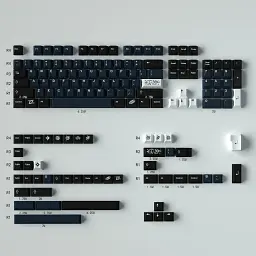 Набір ковпачків на клавіатуру GMK Galaxy Keycap, Cherry Profile, PBT Dye Sub Key Cap - мініатюра 2