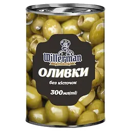 Оливки зелені Willerman б/к 300 мл