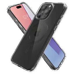 Чохол Spigen Ultra Hybrid (MagFit) Carbon Fiber для iPhone 15 Pro (ACS06717) - мініатюра 4