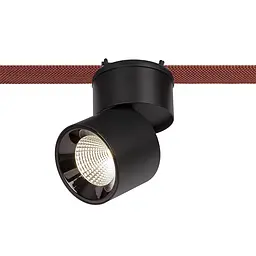 Светильник трековий LED Levistella 78012-BL05, 12W, 4000K, чорний, для текстильної трекової системи - мініатюра 3