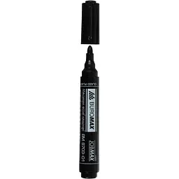 Маркер Buromax Permanent JOBMAX, round tip, black 2-4 мм (BM.8703-01)