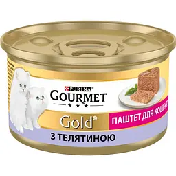 Паштет для котів Purina Gourmet Gold з телятиною для кошенят 85 г (7613036330596)