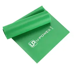 Стрічка-еспандер для фітнесу та реабілітації U-POWEX Fitness band 0.5мм. (9.1 кг) Green (UP_1007_Green) - мініатюра 1
