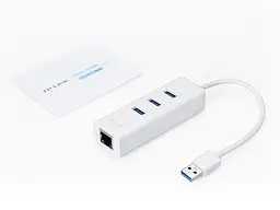 Мережевий адаптер UE330 1xGE, 3xUSB3.0, USB3.0 TP-Link teh0018064 - мініатюра 4
