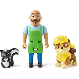 Набір колекційних фігурок Paw Patrol Цуценя-рятівник Кремез, містер Портер та скунс (SM97242/6072996) - мініатюра 2