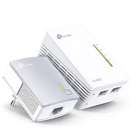Комплект адаптерів для створення мережі Ethernet на базі електромережі TL-WPA4220KIT (500Mbps, Wi-Fi)