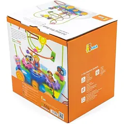 Дерев'яний лабіринт-каталка Viga Toys Шестерінки (50120) - мініатюра 3