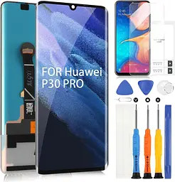 Сенсорний екран ARSSLY OLED для Huawei P30 VOG-L29 VOG-L09 VOG-AL00 в зборі з ремонтним комплектом чорний