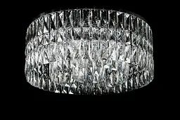 Кришталева люстра Splendid Ray LGH90344/9 (CR) стельова люстра в хромовому корпусі з кришталевими підвісами