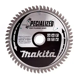 Диск пиляльний для алюмінію 165х20 мм 56T Makita Specialized for aluminum cutting B-09307