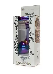 Анальна пробка - Jewellery Multicolour Curved Plug L - мініатюра 8