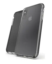 Оригинальный противоударный чехол для iPhone XS / iPhone X Gear4 Piccadilly D3O Black + Прозрачный - миниатюра 5