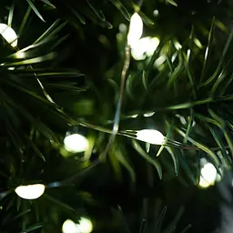 Гірлянда на батарейках Yasheng Lamps Крапля роси 100 LED теплий білий колір  - мініатюра 3