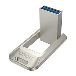 USB флеш накопичувач Hoco UD16 32GB USB 3.0 металевий сріблястий - мініатюра 4