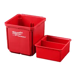 Контейнер 10x10см із вкладкою для дрібних предметів PACKOUT MILWAUKEE 2 шт - мініатюра 3