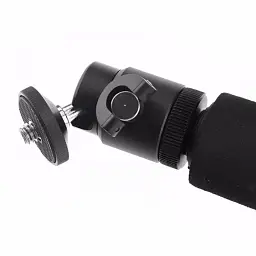 Монопод телескопічний SHOOT GP54 Monopod з кріпленням під екшн-камеру 22-51см Black [56657] - мініатюра 3