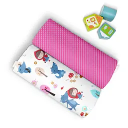 Пелюшки дитячі багаторазові Cosas Red Riding Hood CS2 2 шт 80х100 см (Бязь_ЧервонаШапочка_ГорохМалина) - мініатюра 3