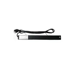 Силовий блок Eserver 19" 9 розеток, кабель 1.8м, алюм. корпус PDU 220В, 16А (WT-2261A-GER-9WAY) - мініатюра 3