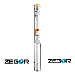 Насос глибинний відцентровий Zegor 3SDM211-0,37 кабель 8 м + ремкомплект 30412 - мініатюра 2