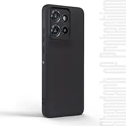 Чехол-накладка для смартфона Motorola Edge 50 Neo 5G/60 Neo 5G, противоударный, силиконовый, термополиуретановый (ТПУ), с защитой камеры и корпуса, черный, защита всего корпуса, ArmorStandart (ARM90001) - мініатюра 2