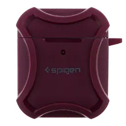 Футляр із карабіном Spigen DuraPro Flex Airpods 1/ Airpods 2 Bordo (35267_3345637)