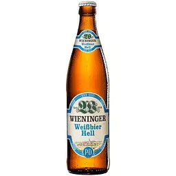 Пиво Wieninger Weissbier Hell світле фільтроване 5.3% 0.5 л 