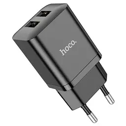 Зарядний пристрій Hoco N25 Maker (2 USB) 6931474782076 чорний