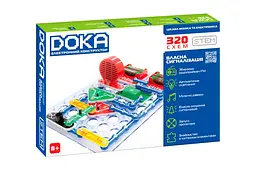 Конструктор електронний D70707 "320 СХЕМ" DOKA