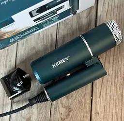 Фен Kemey KM-9825 3500 Вт 3 Зелений (2390000003) - мініатюра 6