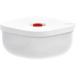 Контейнер харчовий Guzzini Kitchen active design Save it M вакуумний 975 мл білий