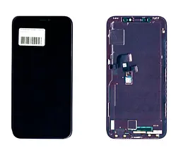 Дисплей iPhone X чорний переклеювання