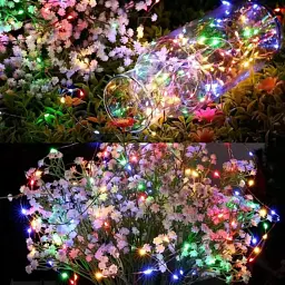 Гірлянда ColorWay Роса LED 100 10 м 8 функцій різнокольорова USB (CW-G-100L10NUMC) - мініатюра 9