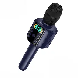 Мікрофон Hoco L24 Shine karaoke microphone Blue