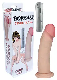 Вібратор B - Series Real Boreasz 7", 20.5 см (тілесний) - мініатюра 6