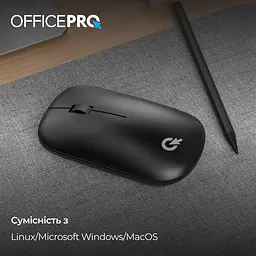 Миша OfficePro M225B Silent Click Wireless Black [144296] - мініатюра 12
