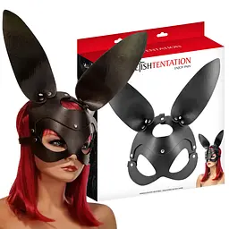 Маска Fetish Tentation Adjustable чорний - мініатюра 3