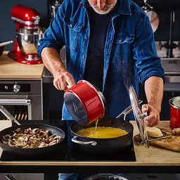 Набір сковорідок KitchenAid FHA 20/24/28 см з керамічним покриттям 3 предмети (CC005699-001) - мініатюра 12