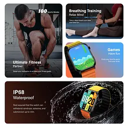 Смарт-годинник Kieslect Smart Calling Watch Ks 1.78 (448х368) AMOLED 330мАч Black - мініатюра 9