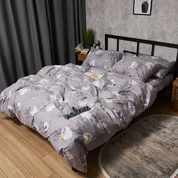 Комплект постільної білизни Moon&Star Бязь Gold Люкс Provence Dreams євро 200х220 наволочки 2х70х70 - мініатюра 5