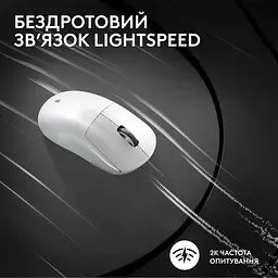 Миша бездротова Logitech G Pro X Superlight 2 Lightspeed Wireless (910-006638) біла - мініатюра 6