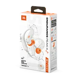 Бездротові навушники JBL Endurance Peak 4 (JBLENDUPEAK4WHT) білі - мініатюра 8