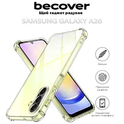 Чохол до мобільного телефона BeCover Anti-Shock Samsung Galaxy A26 SM-A266 Clear (712892) - мініатюра 6