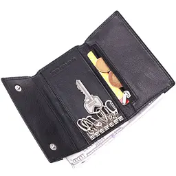 Практична ключниця із натуральної шкіри ST Leather 22483 чорна - мініатюра 7