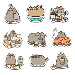 Стікерпак GeekLand Pusheen 45 штук (SP P 01) - мініатюра 3