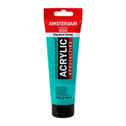 Фарба акрилова Amsterdam 836, Зелений металік 120 мл