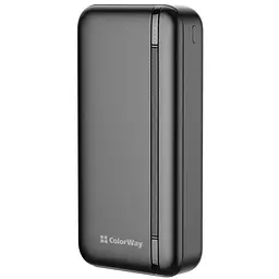 Батарея універсальна ColorWay 20 000 mAh Portable Charger (USB/QC3.0 + USB-C/PD/22.5W) Black (CW-PB200LPB4BK-PD)