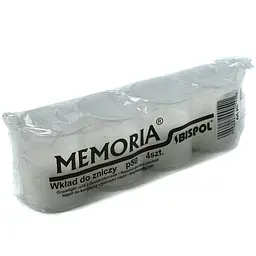 Свічка тривалого горіння Bispol Memoria аварійне світло P50 4 шт