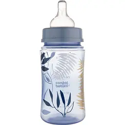 Пляшка антиколікова з широким отвором Canpol babies Easystart Gold 240 мл блакитна - мініатюра 2