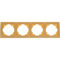 Рамка Brille на 4 поста шампань NB-4F iv
